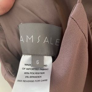 Amsale Cami bridesmaid Dress in Mauve